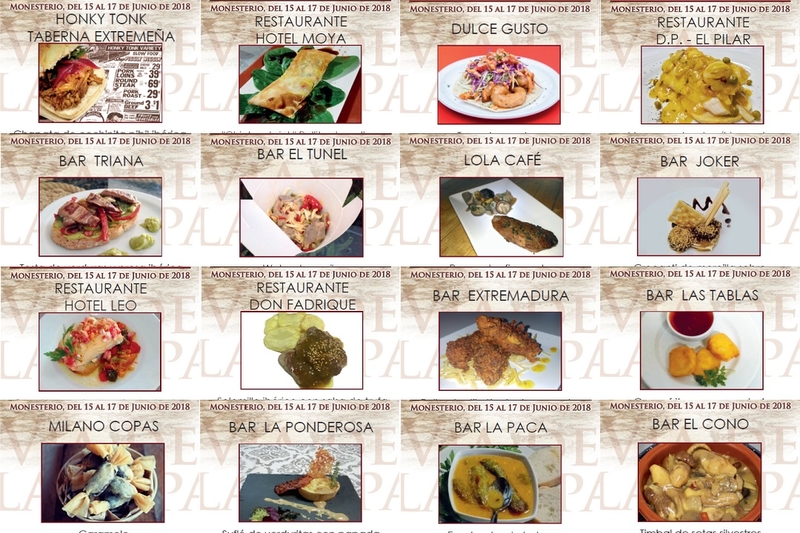 16 delicias darán sabor a la IX Vía de la Tapa en Monesterio Conócelas!