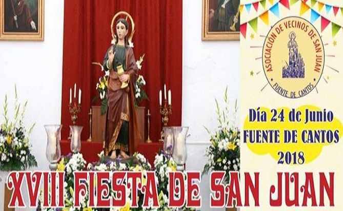 Fuente de Cantos celebra la XVIII Fiesta de San Juan este fin de semana