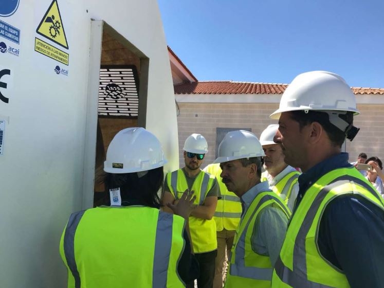 La nueva estación depuradora de aguas residuales de Segura de León entrará en funcionamiento el próximo mes