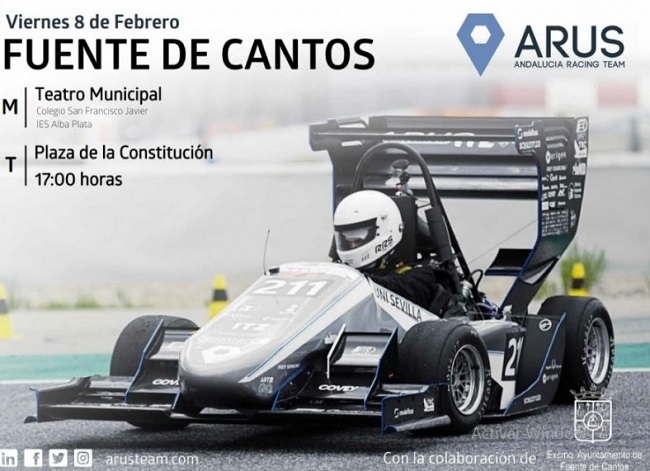 Jóvenes de Fuente de Cantos participan en el diseño del monoplaza eléctrico español que competirá en la Fórmula Student