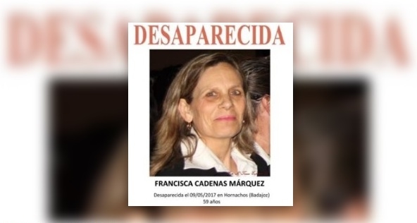 Familiares de Manuela Chavero intervendrá en la concentración de Francisca Cadenas, la mujer desaparecida en Hornachos
