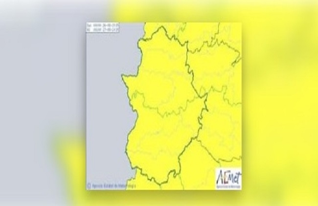 Se amplía la alerta amarilla por lluvias y tormentas en toda la región hasta la medianoche de hoy lunes