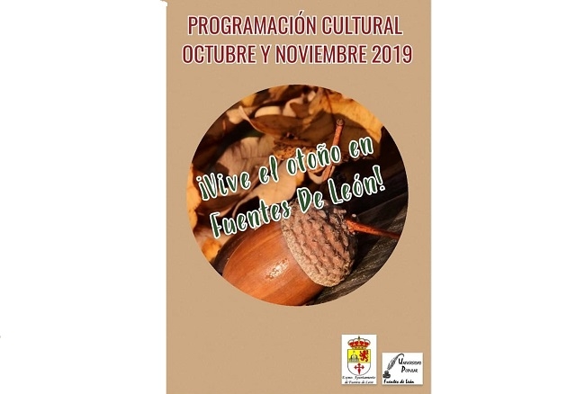 Programación Cultural de octubre y noviembre en Fuentes de León