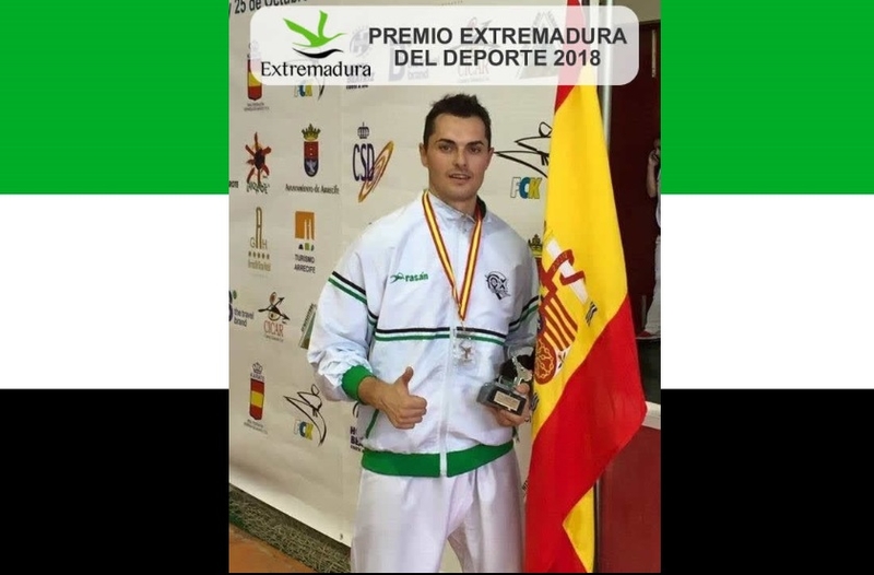 El karateca de Higuera la Real, Manuel Rasero, nombrado Premio Extremadura del Deporte 2018