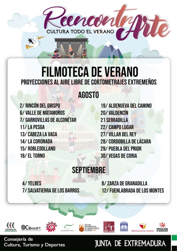 La Filmoteca de Extremadura pasará por Cabeza la Vaca el 13 de agosto