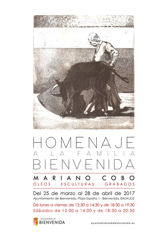 Exposición “Homenaje a la Familia Bienvenida”, del artista cántabro Mariano Cobo en Bienvenida 