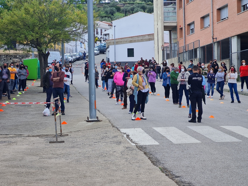 Todas negativas las 523 pruebas realizadas en Segura de León en el cribado poblacional para la detección del covid-19