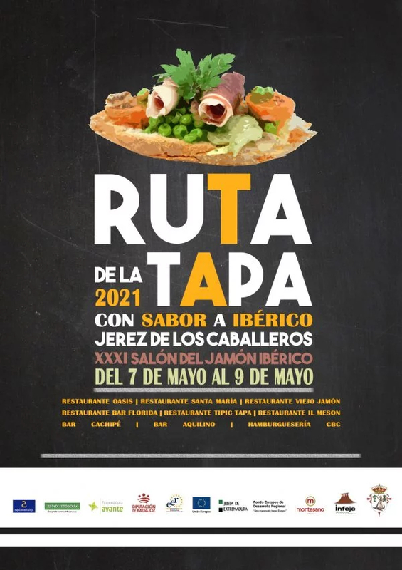 El Ayuntamiento y la Institución Ferial de Jerez de los Caballeros organizan la II Ruta de la Tapa ‘Con sabor ibérico’, del 7 al 9 de mayo