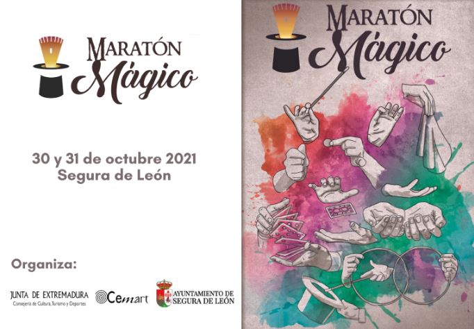 El Maratón Mágico de Segura de León reunirá siete espectáculos, seis masterclass y un scape-room