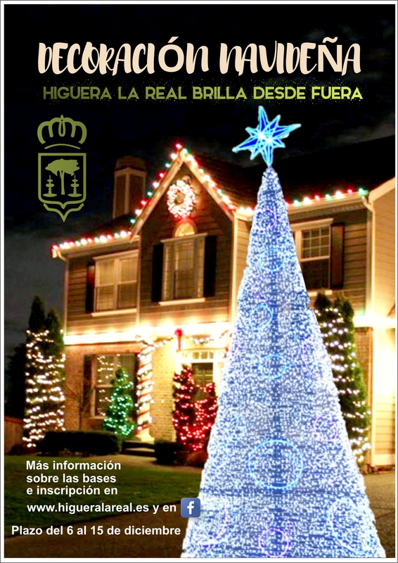 El Ayuntamiento de Higuera la Real sorteará 50 cheques de 30 euros entre  las fachadas decoradas durante la Navidad