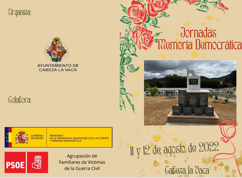 El Ayuntamiento de Cabeza la Vaca organiza unas jornadas sobre Memoria Democrática