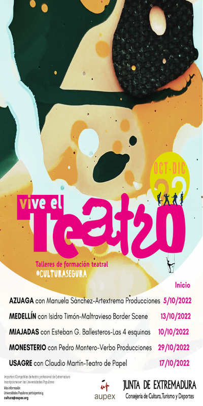 La Universidad Popular de Monesterio acoge un ao ms el programa `Vive el teatro, talleres de formacin teatral