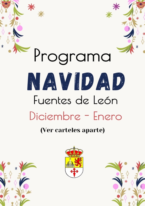 Programación de la Navidad 2023 en Fuentes de León