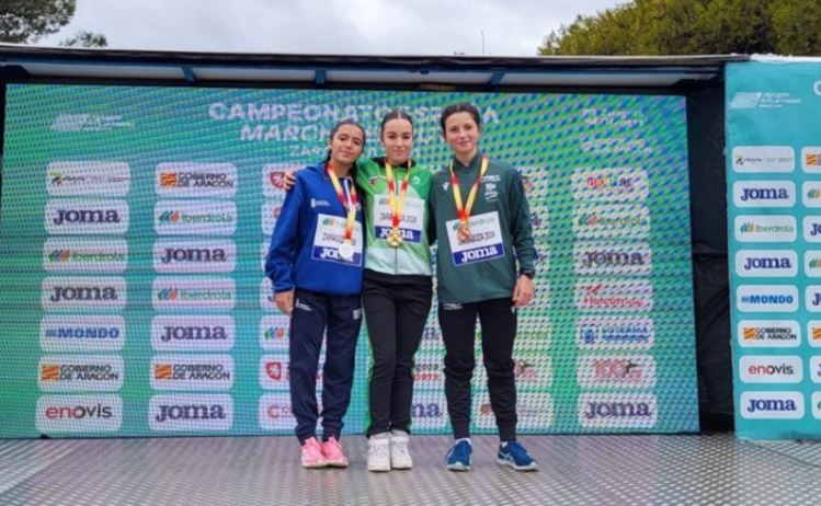 La atleta de Monesterio Marta Bautista tercera en el Campeonato de España de Marcha en Ruta