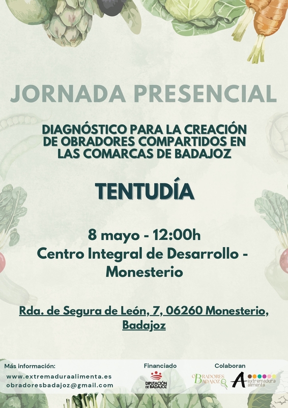 Jornada Presencial sobre la creación de obradores de Artesanía Alimentaria compartidos en el CID Tentudía