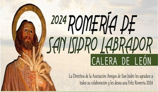 Completa programación para la Romería de San Isidro 2024 en Calera de León