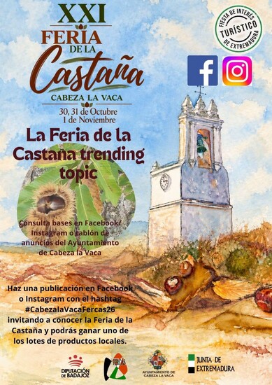Concurso `La Feria de la Castaña trending topic´ en Cabeza la Vaca