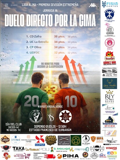 FÚTBOL UD FUENTE DE CANTOS - UC LA ESTRELLA