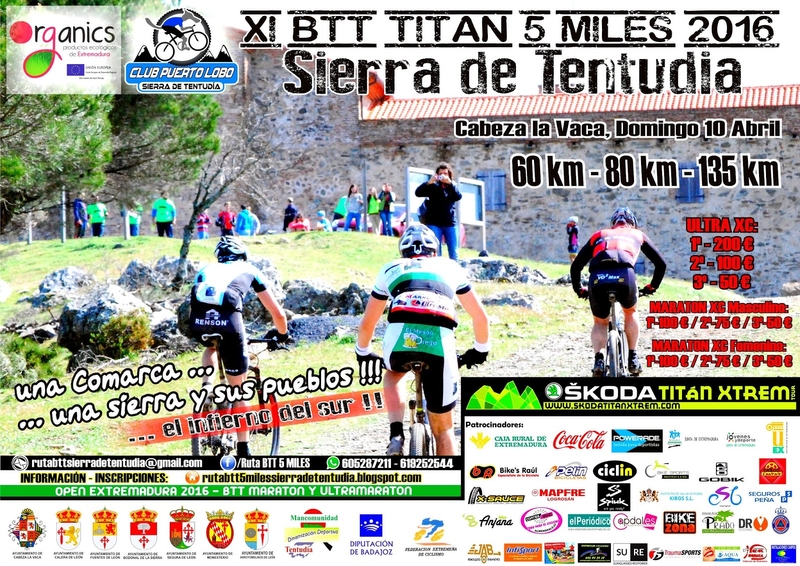 Ruta BTT 5000 miles Sierra de Tentudía