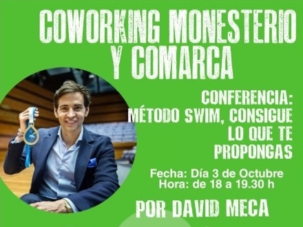 Conferencia del nadador David Meca en el Programa Coworking 