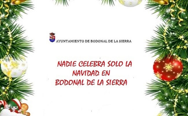 Bonita iniciativa del Ayuntamiento de Bodonal de la Sierra para estas navidades