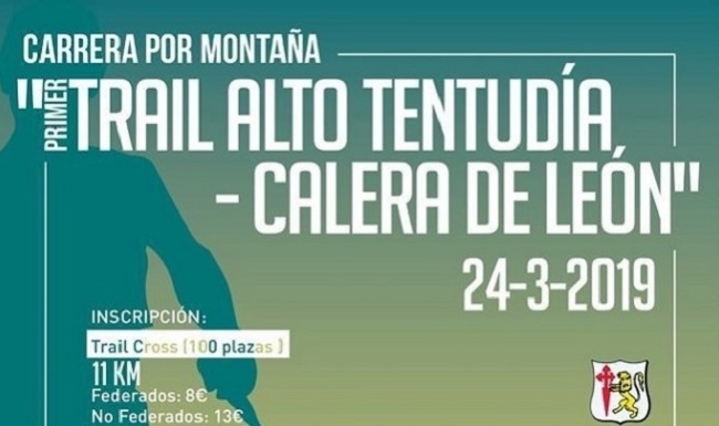 Calera anuncia nuevos datos sobre la celebración del  `I Trail Alto Tentundía - Calera de León