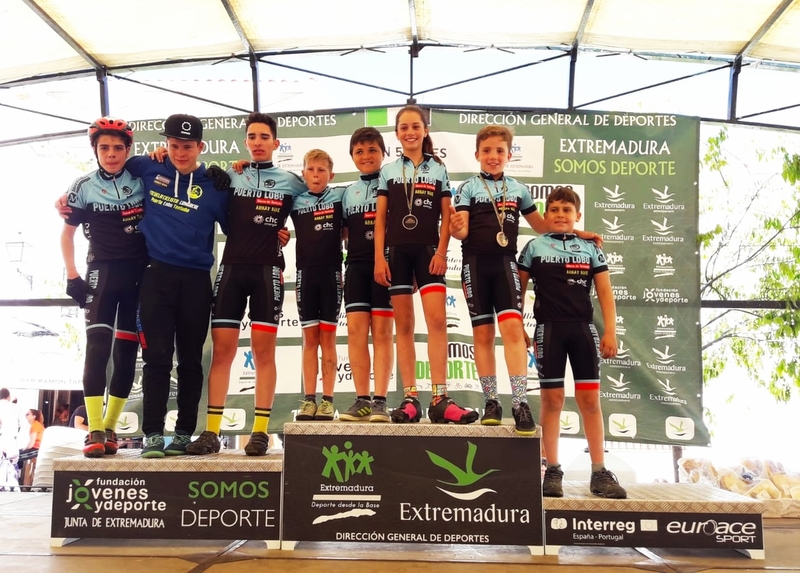 Los lobeznos consiguen 3 podiums en la Mini Titán Tentudía 5 miles