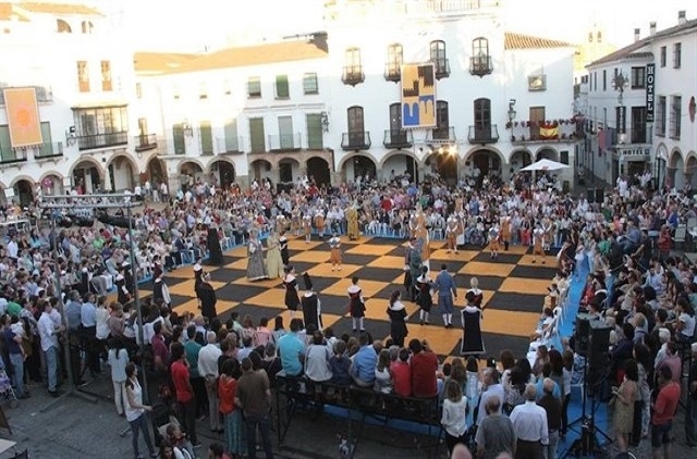 Zafra celebra este sábado una nueva edición de su Ajedrez Viviente