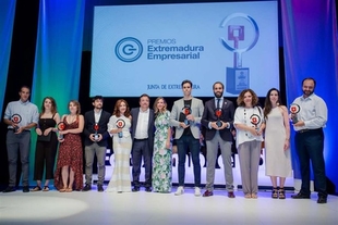 Germán Gómez, de Medina de las Torres, triunfa en los I Premios Extremadura Empresarial