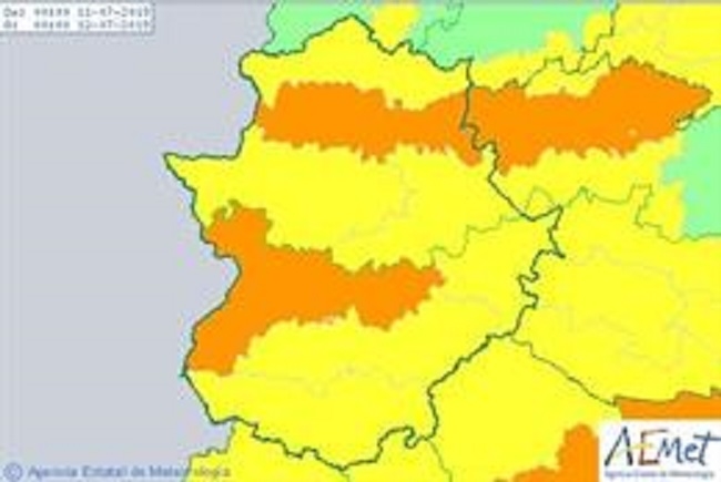 El 112 activa hoy la Alerta Amarilla por altas temperaturas en el sur de Badajoz