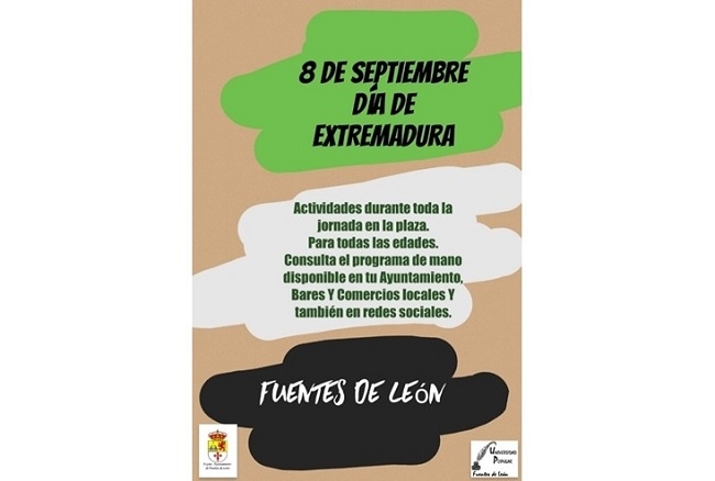 Entrega de medallas y muestra gastronómica entre las actividades por el Día de Extremadura en Fuentes de León