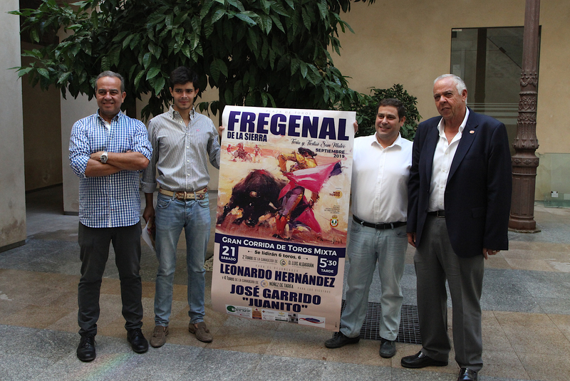 Leonardo Hernández, José Garrido y Juanito componen el cartel de la Fiesta de San Mateo de Fregenal de la Sierra