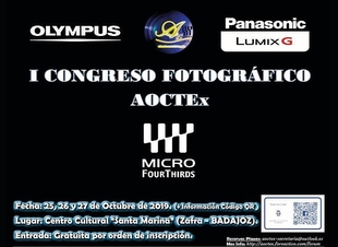 Vitaldent Zafra patrocina dos talleres del I Congreso Fotográfico Internacional AOCTEx del Sistema Micro 4/3 en Zafra