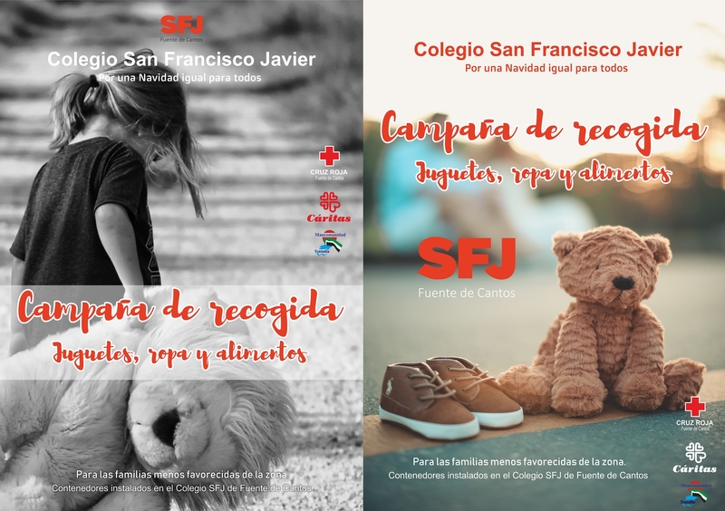 El colegio San Francisco Javier activa la campaña solidaria Por una Navidad igual para todos