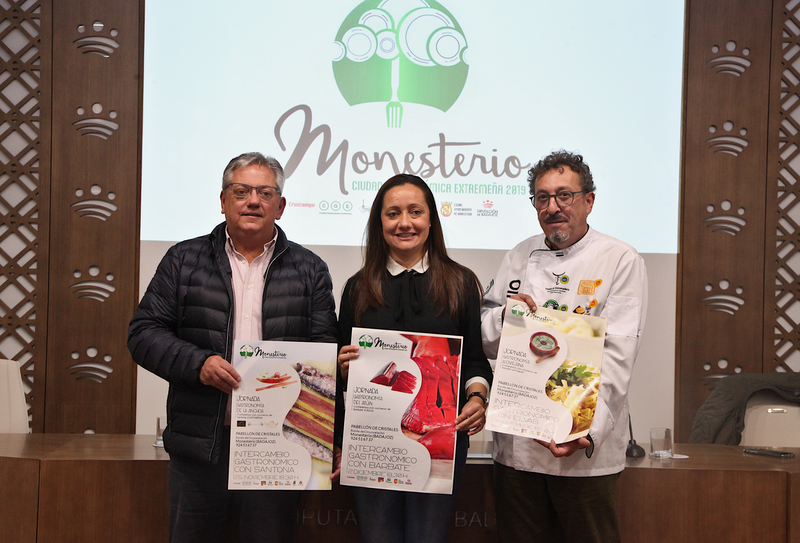 Presentadas las jornadas de Monesterio de intercambio gastronómico con Elvas, Santoña y Barbate