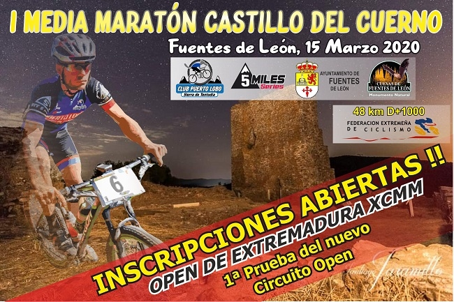 Fuentes de León celebrará en Marzo la I Medina Maratón 5 Miles `Castillo del Cuerno