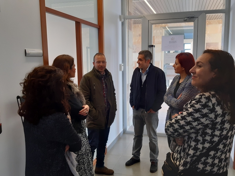 Visita al CID de Fregenal de la Sierra del diputado delegado de Concertación y Participación Territorial de la Diputación 