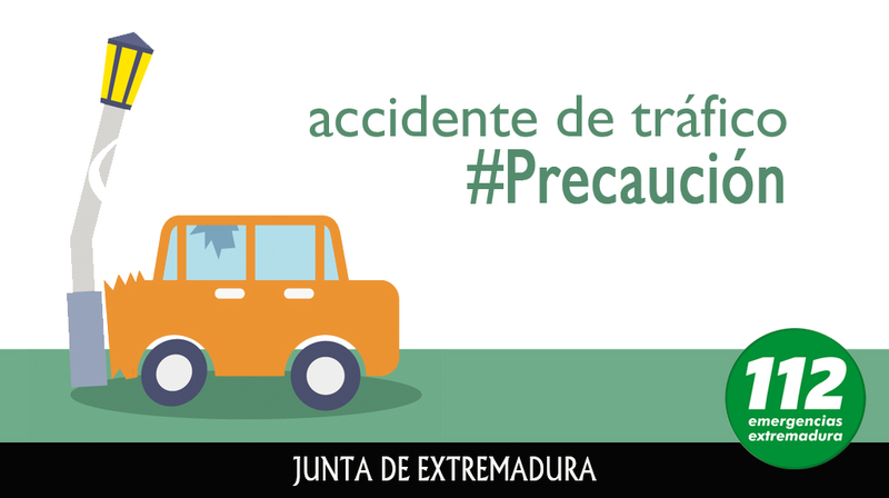 Fallece un varón de 42 años en un accidente de tráfico en la A-66 en Monesterio 