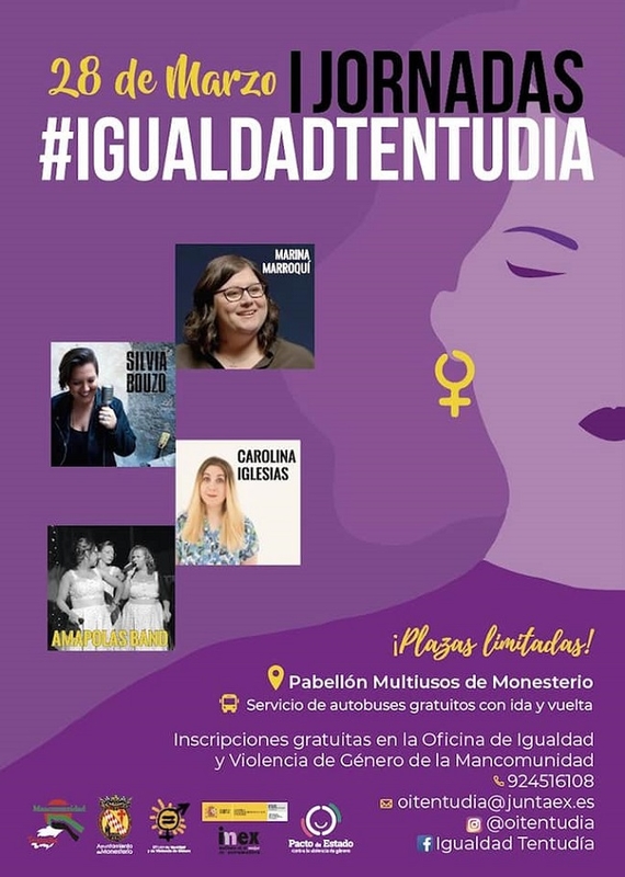 Mujeres de todos los municipios de la Mancomunidad podrán participar en las I Jornadas de #IgualdadTentudía 