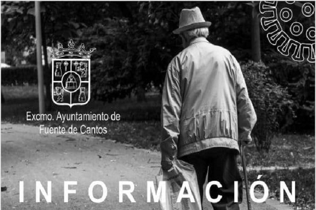 El Ayuntamiento de Fuente de Cantos publica un programa de ayuda a los mayores frente al Covid-19