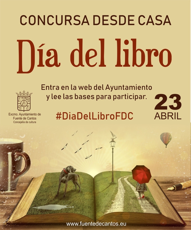 Fuente de Cantos organiza un concurso por el Día del Libro para participar desde casa