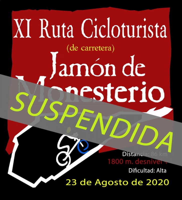 Suspendida la XI Ruta Cicloturista `Jamón de Monesterio