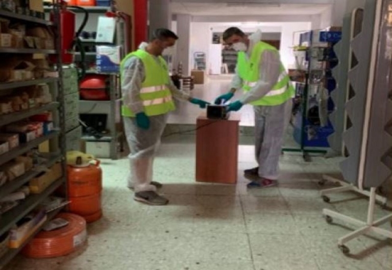 Unas setenta empresas de Monesterio cuentan con servicio gratuito de desinfección con ozono a cargo del Ayuntamiento