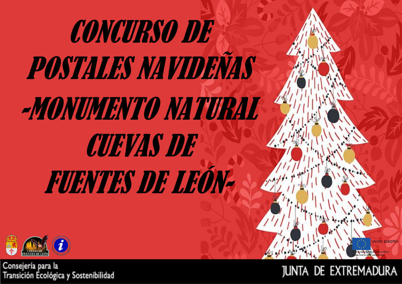 Concurso de postales navideñas `Monumento Natural Cuevas de Fuentes de León