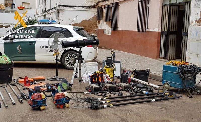 Detenido un vecino de Almendralejo como presunto autor de una docena de robos, 5 de ellos en Bienvenida