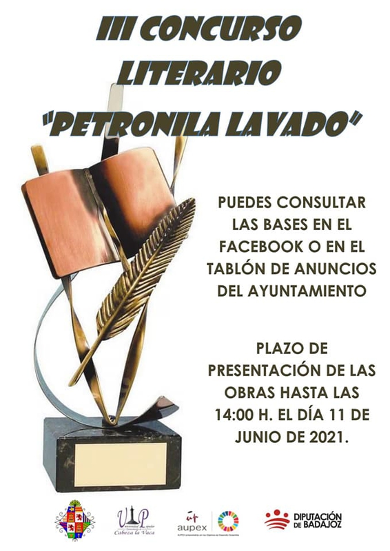 Convocado el III Concurso Literario `Petronila Lavado en Cabeza la Vaca