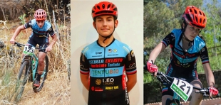 Tres alumnos de la Escuela Ciclista Tentudía seleccionados por la Federación Extremeña para los Campeonatos de España