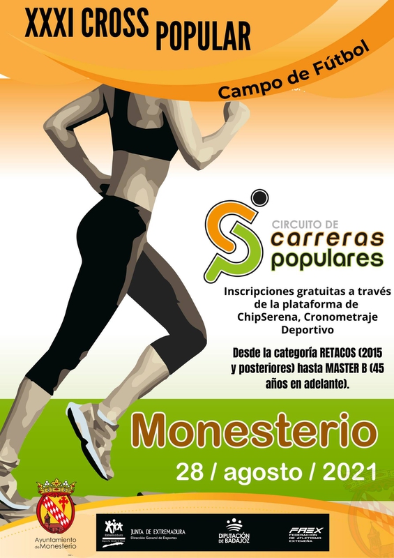 Abiertas las inscripciones para el XXXI Cross Popular de Monesterio