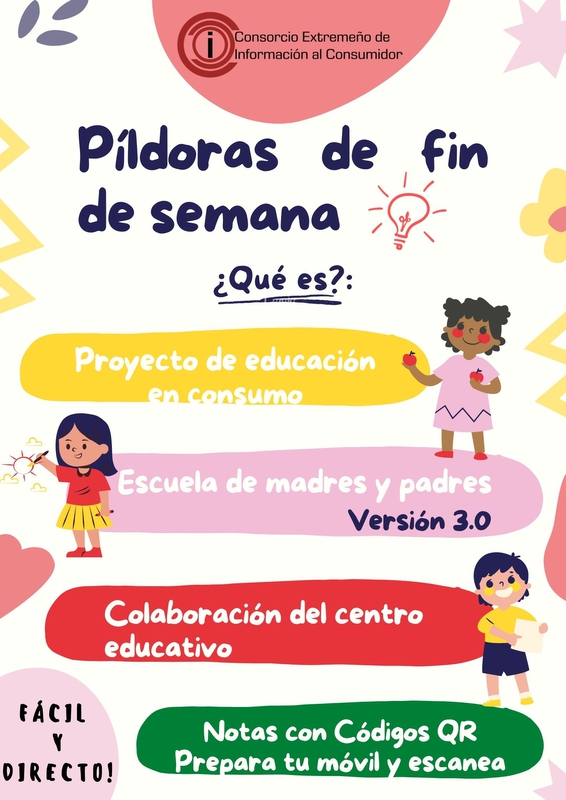 Puesta en marcha la iniciativa `Píldoras de Fin de Semana a modo de escuela de madres y padres en versión 3.0