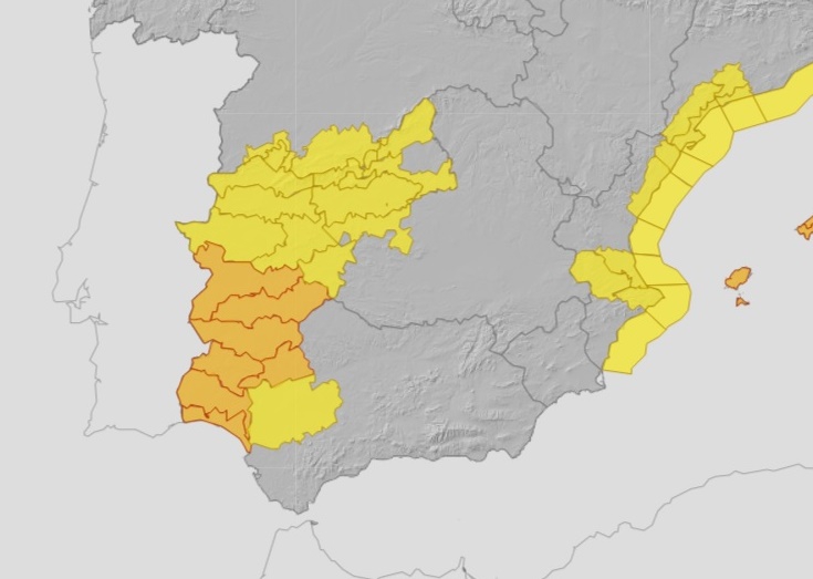 Se eleva el nivel de alerta por lluvias y tormentas para este jueves